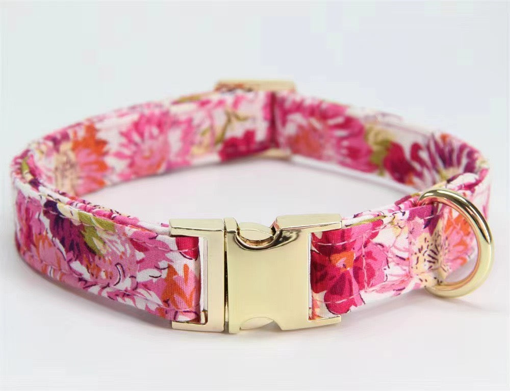 Personalized Floral Collar